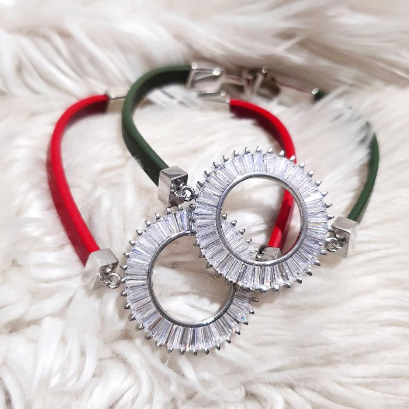 Promo Gelang kulit branded band Premium Quality Anti karat Gelang tangan kulit import /gelang Tangan Wanita branded Band bahan kulit G930