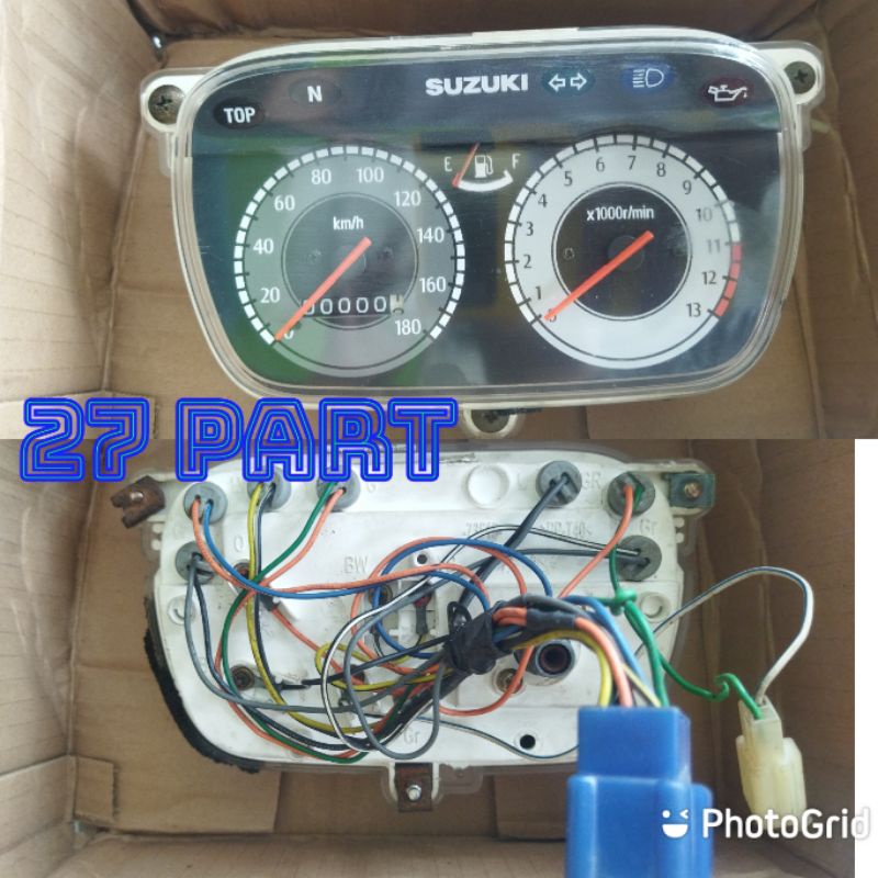 Jual speedometer suzuki satria hiu malaysia agresif lscm 2 tak original