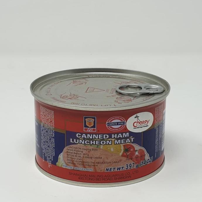 

TTS HAM LUNCHEON MEAT 397 GR MAKANAN INSTAN KALENG