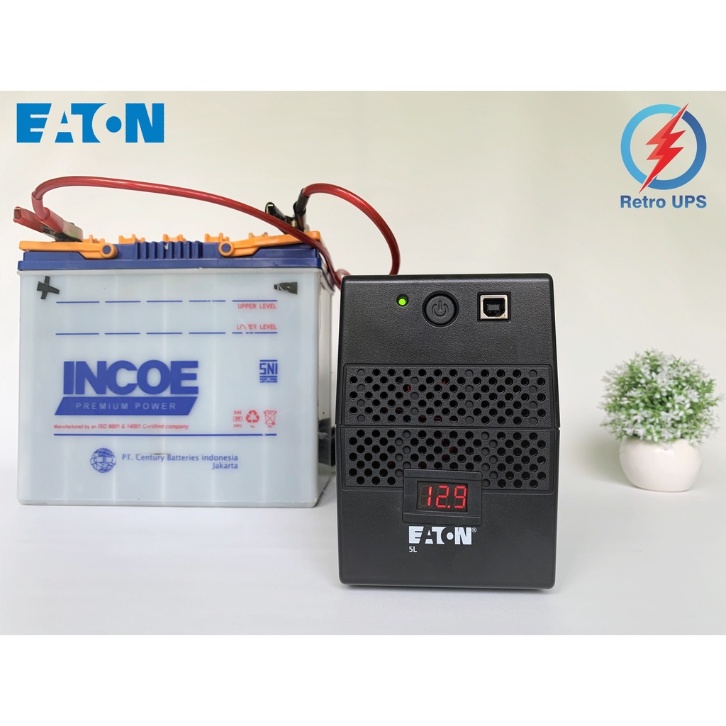 UPS Modifikasi Eaton 5L USB 12V Modif Aki External