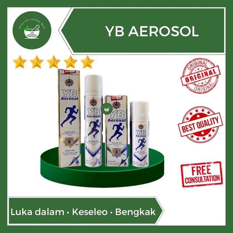 Jual Obat Semprot Memar Bengkak Cedera Yb Aerosol Spray | Shopee Indonesia