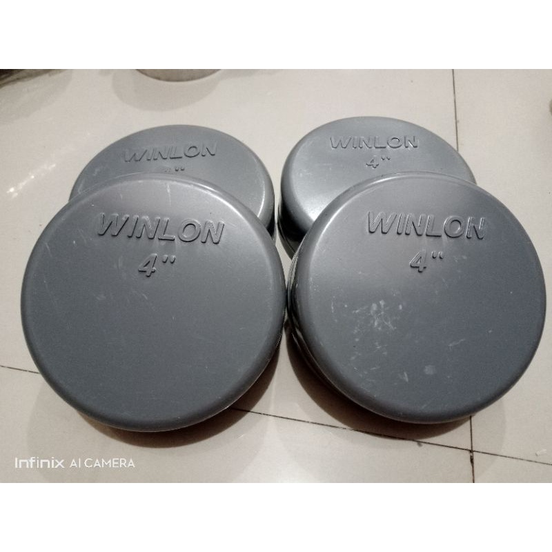 Tutup Paralon PVC Winlon 4 inch / Dop Paralon PVC 4&quot;