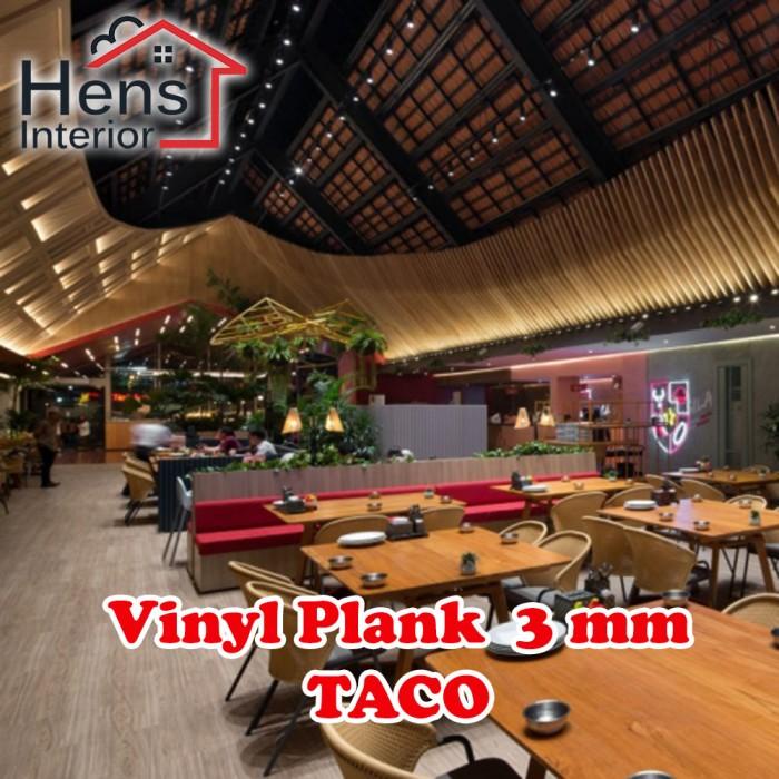 Vinyl Plank 3mm TACO / Lantai Vinyl TACO / Lantai Kayu TACO Termurah