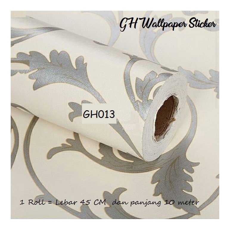 Homedekor Wallpaper Sticker 3D Wallpaper Dnding Ruang Tamu 45cm x 8m Stiker Dinding Aesthetick Motif