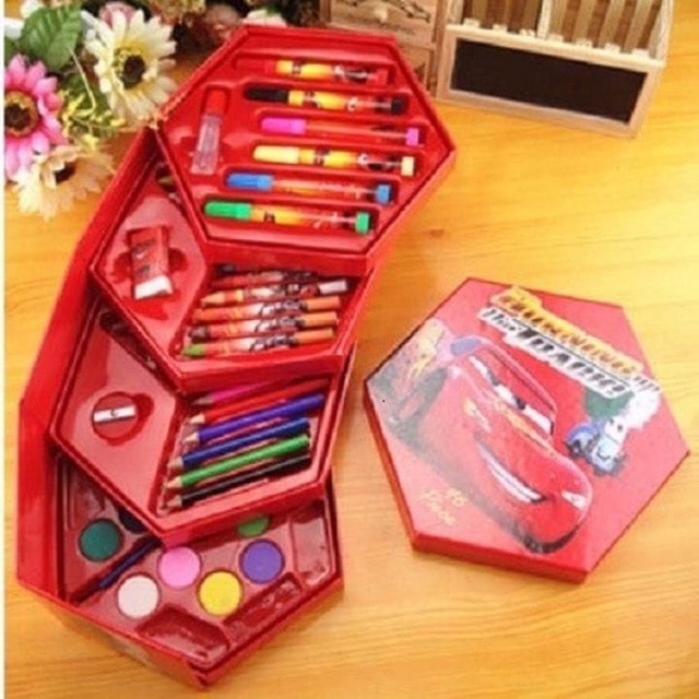 TS01- CRS001 Crayon set46 pensil cat warna Alat tulis lukis