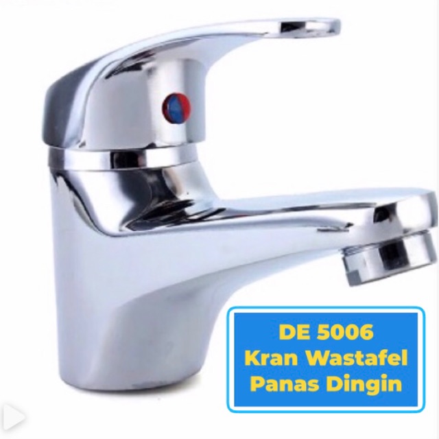 DE 5006 Kran Wastafel Air Panas Dingin Keran / Mixer Faucet Hot Cold