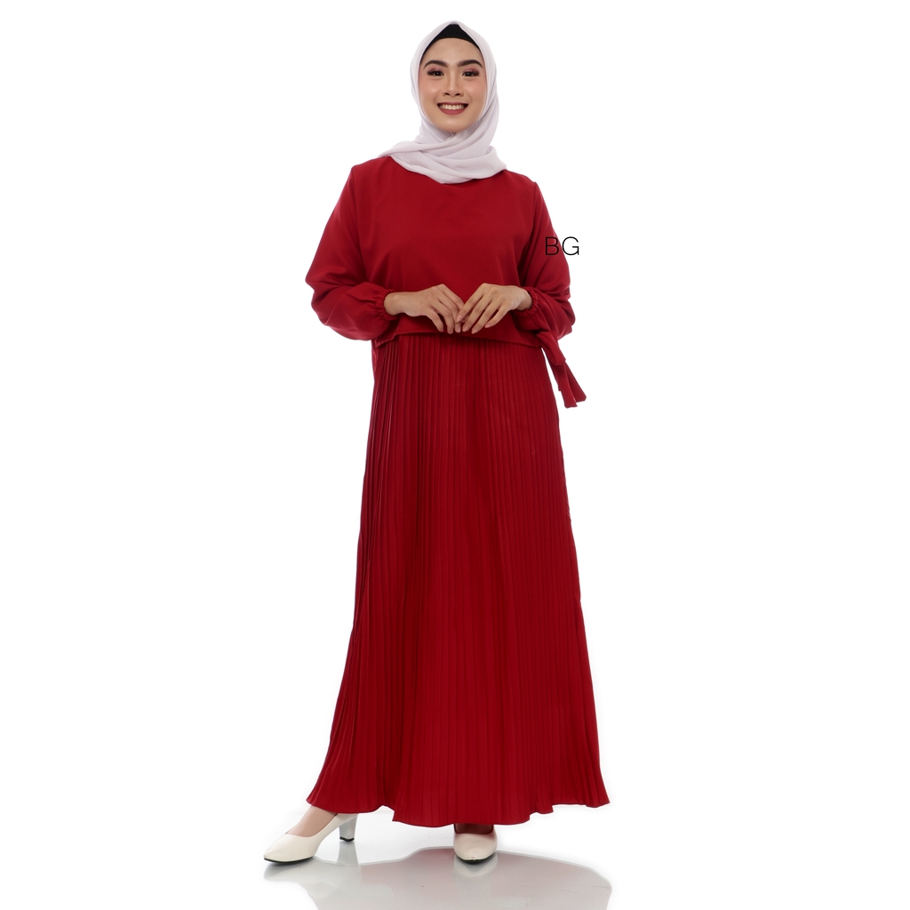 [COD] Friska Dress Wanita Muslimah