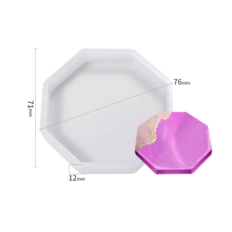 SIY  Crystal Epoxy Coaster Resin Mold Cup Mat Pad Casting Silicone Mould DIY Crafts Jewelry Making Tools