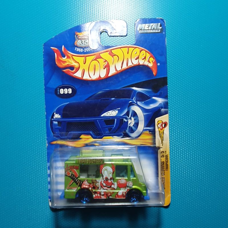 Hotwheels crazed clowns tropicool ice cream truck