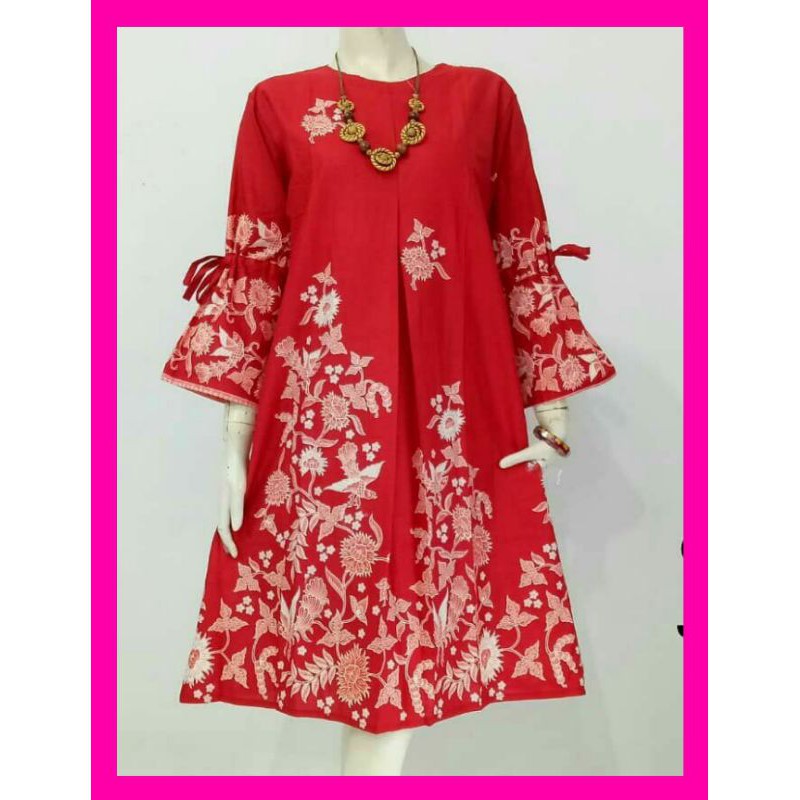 TUNIK BATIK SHANAYA / DRESS BATIK CANTIK TERLARIS