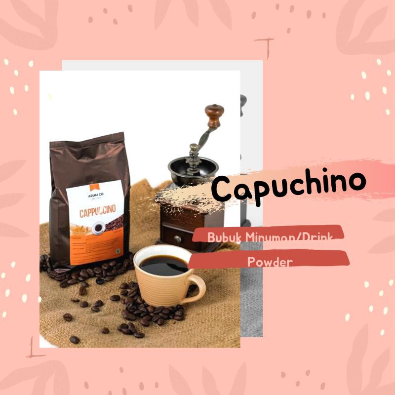 

Capuchino Cincau / Bubuk Minuman Rasa Capuchino / Drink Powder Instan Rasa Capuchino /Serbuk Minuman