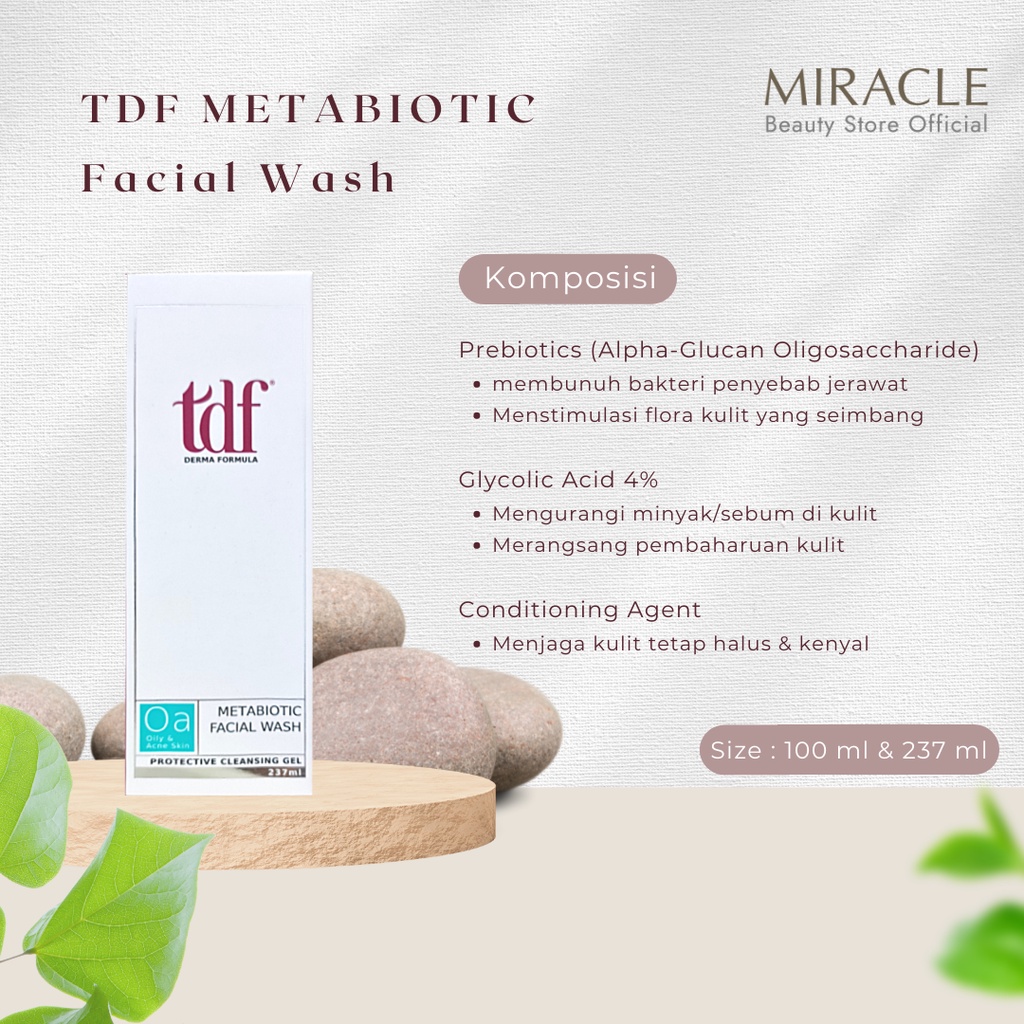 TDF METABIOTIC FACIAL WASH