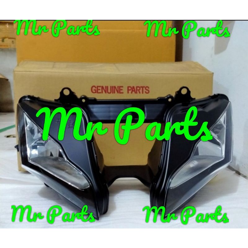 reflektor headlamp head lamp assy kawasaki zx10r zx10 2015 original