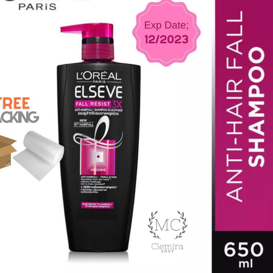 MALL  Shampoo L’Oreal Paris Fall Resist 650 ml / Shampo Loreal Anti Hair Fall/ rambut rontok/ Loreal