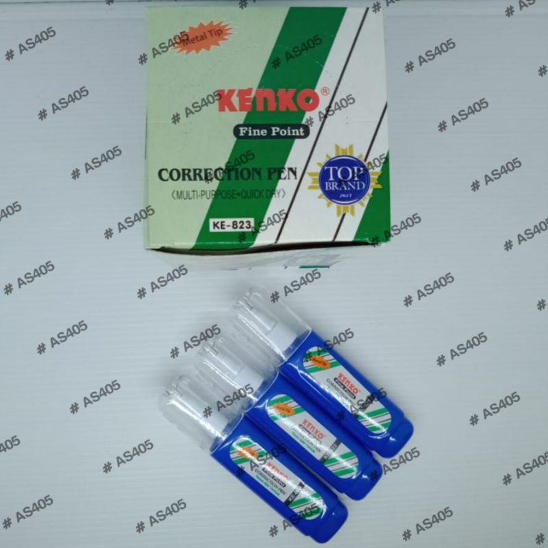 

Tip Ex Pen Besi Kenko Biru (1 pcs)