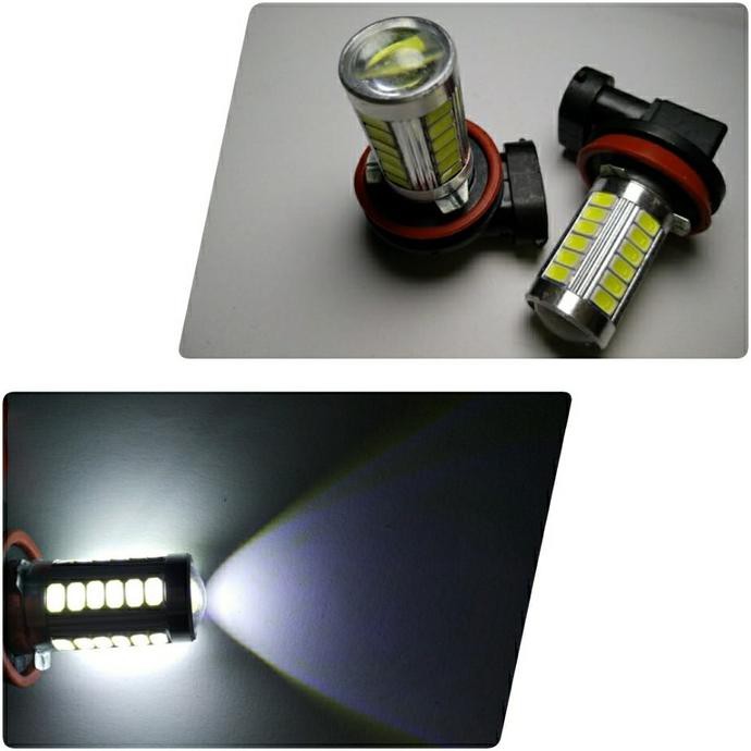 JUAL LAMPU FOGLAMP H11 33 LED MOBIL APV ERTIGA SWIFT SX4 MIRAGE MARCH LUXIO #8
