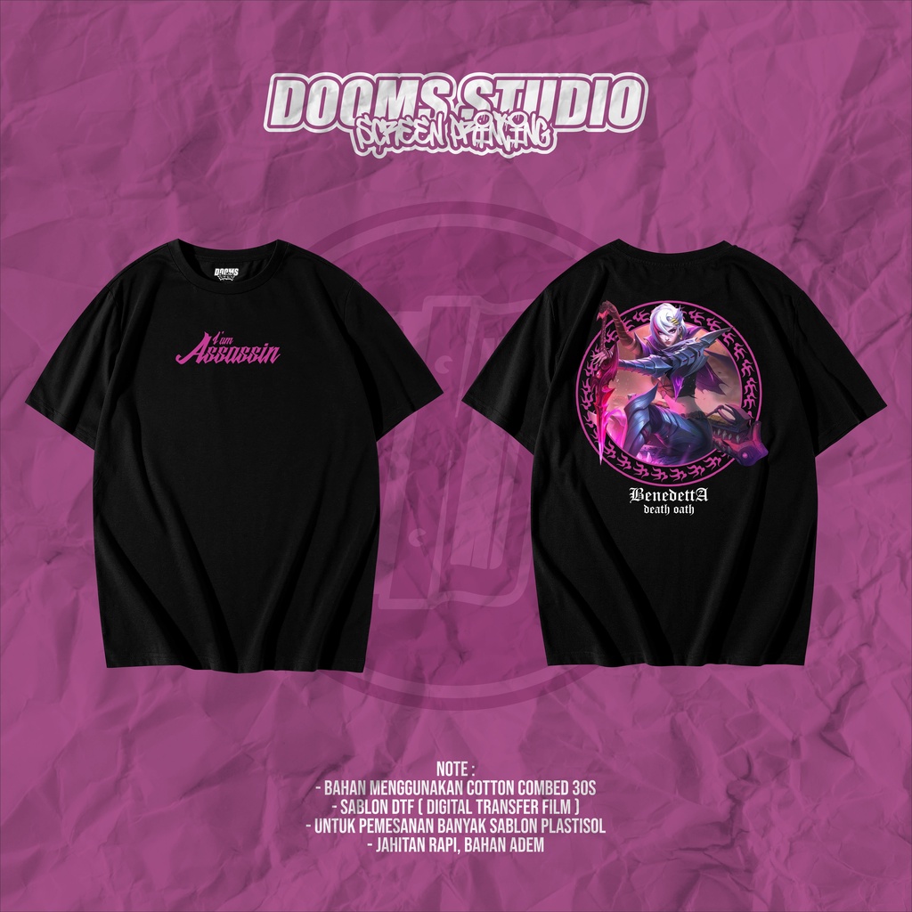 [PROMO] KAOS HERO ML BENEDETTA // KAOS MOBILE LEGEND // KAOS GAMING // BENEDETTA