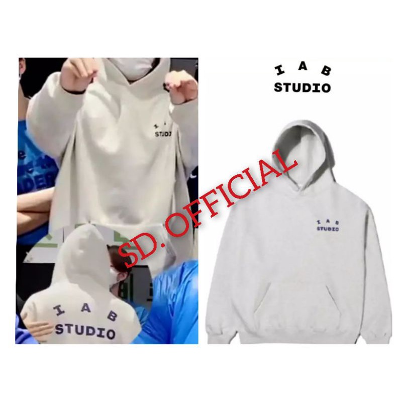 Jaket Hoodie Tresure ParkJeongwoo  iab studio Depan belakang