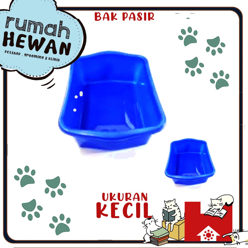 Bak Pasir Kucing Size M - Cat Litters Box 30X25