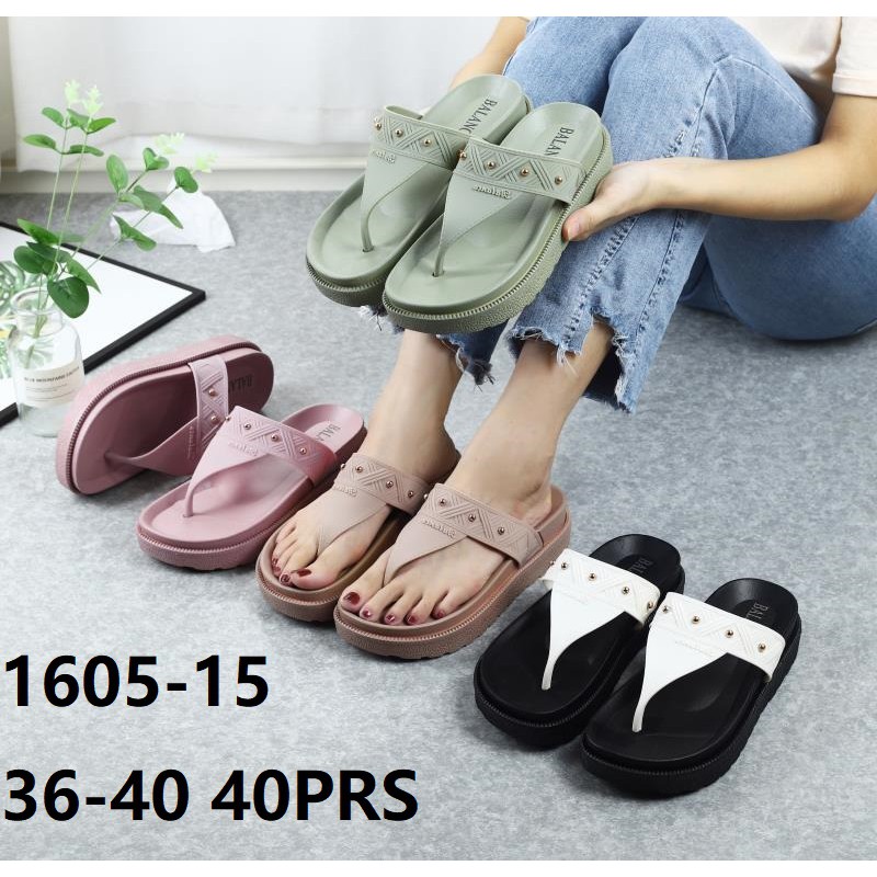 OBRAL SANDAL BALANCE 1605-15/sandal jelly wanita/sandal jepit balance/wedges jelli wanita
