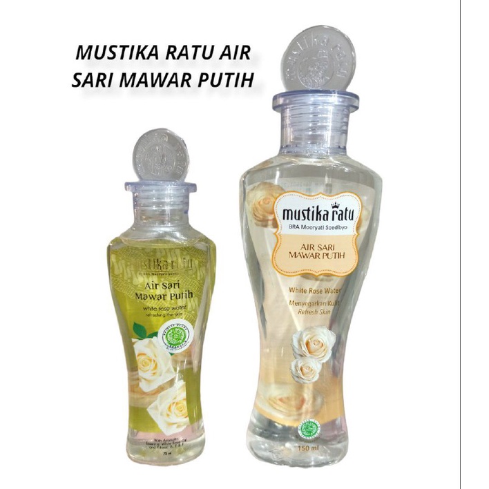 Jual Mustika Ratu Air Sari Mawar Putih 75 Ml Dan 150ml Shopee Indonesia