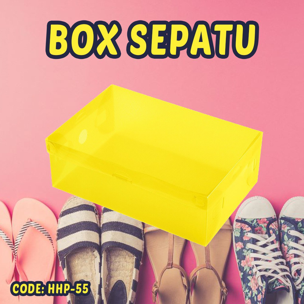 Box Tempat Sepatu Plastik Mika HHP-55