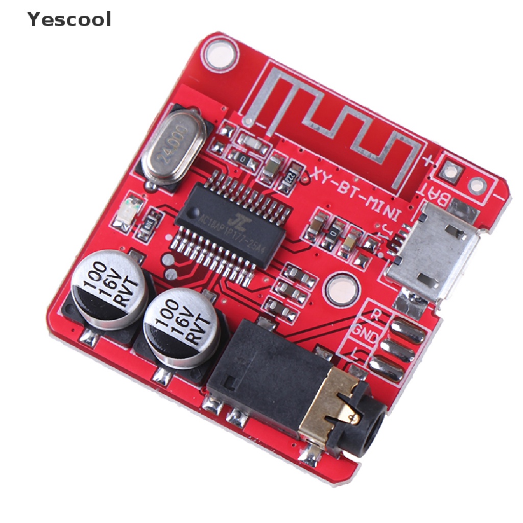 Yescool Modul decoder mp3 Player wireless bluetooth 3.7-5v Support Kartu tf