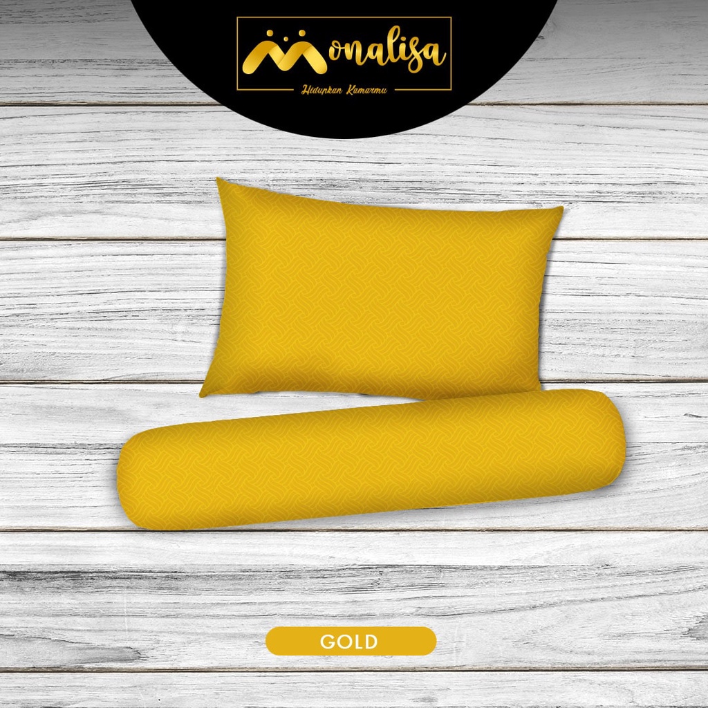 Monalisa Emboss Sprei Uk 90/100/120 - Gold