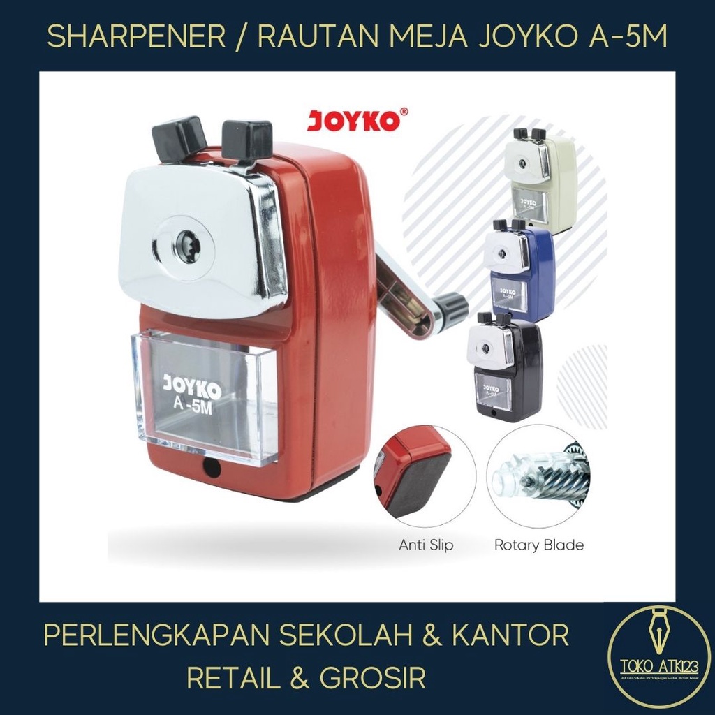 Sharpener / Rautan Meja Putar Joyko A-5M