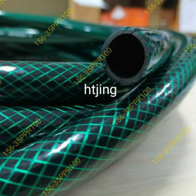 Selang Air Anti Lumut  Benang Anyaman Hijau Diameter 1/2&quot; Per Meter-Hijau Lumut