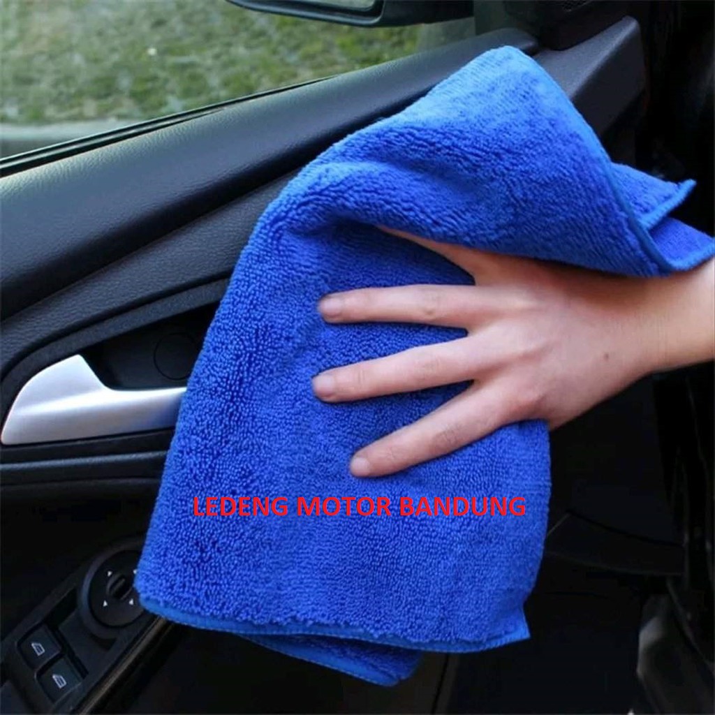 Tebal Microfiber David Palmer Kain Lembut Lap Halus Cuci Body Mobil Motor Dapur Piring Kotor