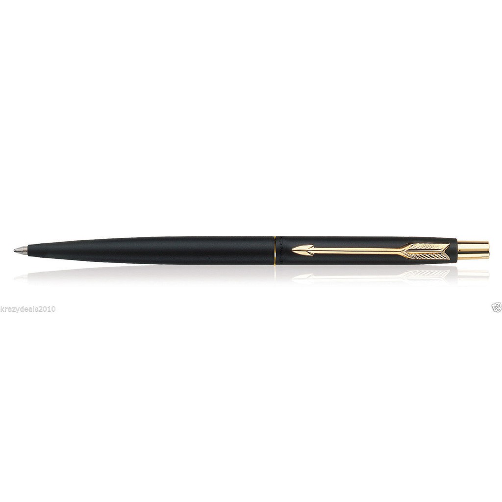 

Parker Classic Matte Black GT Gold Trim, Blue ink 0.8mm 100% ORIGINAL