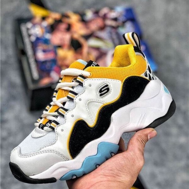 Sepatu Pria - Skechers D’Lites 3.0 x One Piece Trafalgar Law Portgas D Ace Monkey D Luffy - PRM