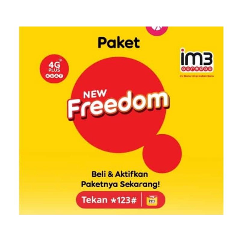 Kuota indosat Freedom 9Gb gratis nelpon tree dan indosat