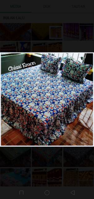 Sprei rumbai homemade doraemon star rumbai kudapony