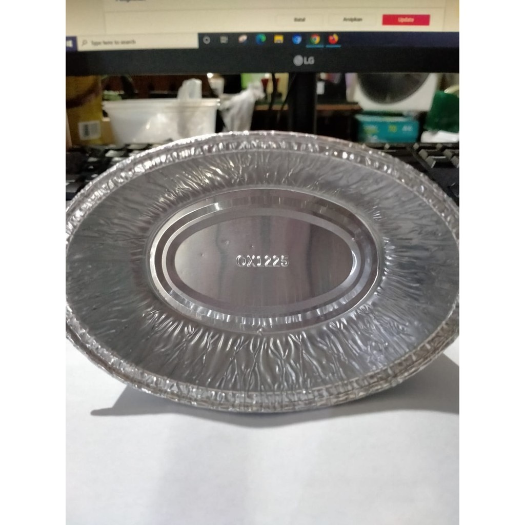 Alumunium Foil Cup -- Alu Tray OX1225 isi 10