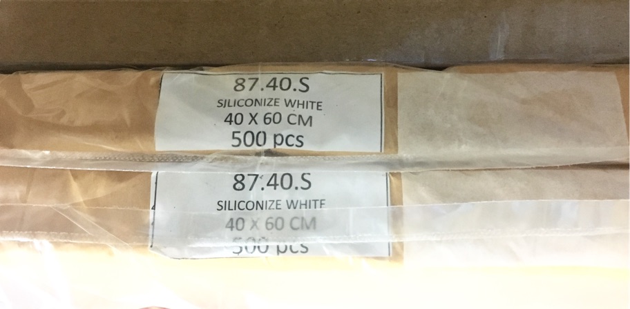 Murah SILICON BAKING PAPER anti lengket kertas roti kertas minyak licin ukuran 40X60 cm