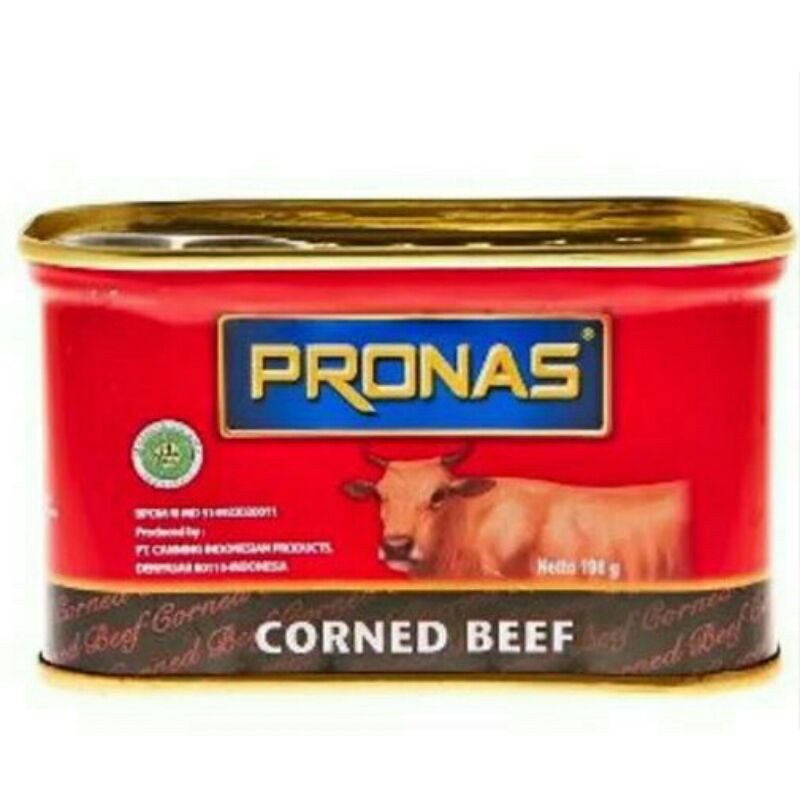 

Pronas corned beef 198 gram 1 karton