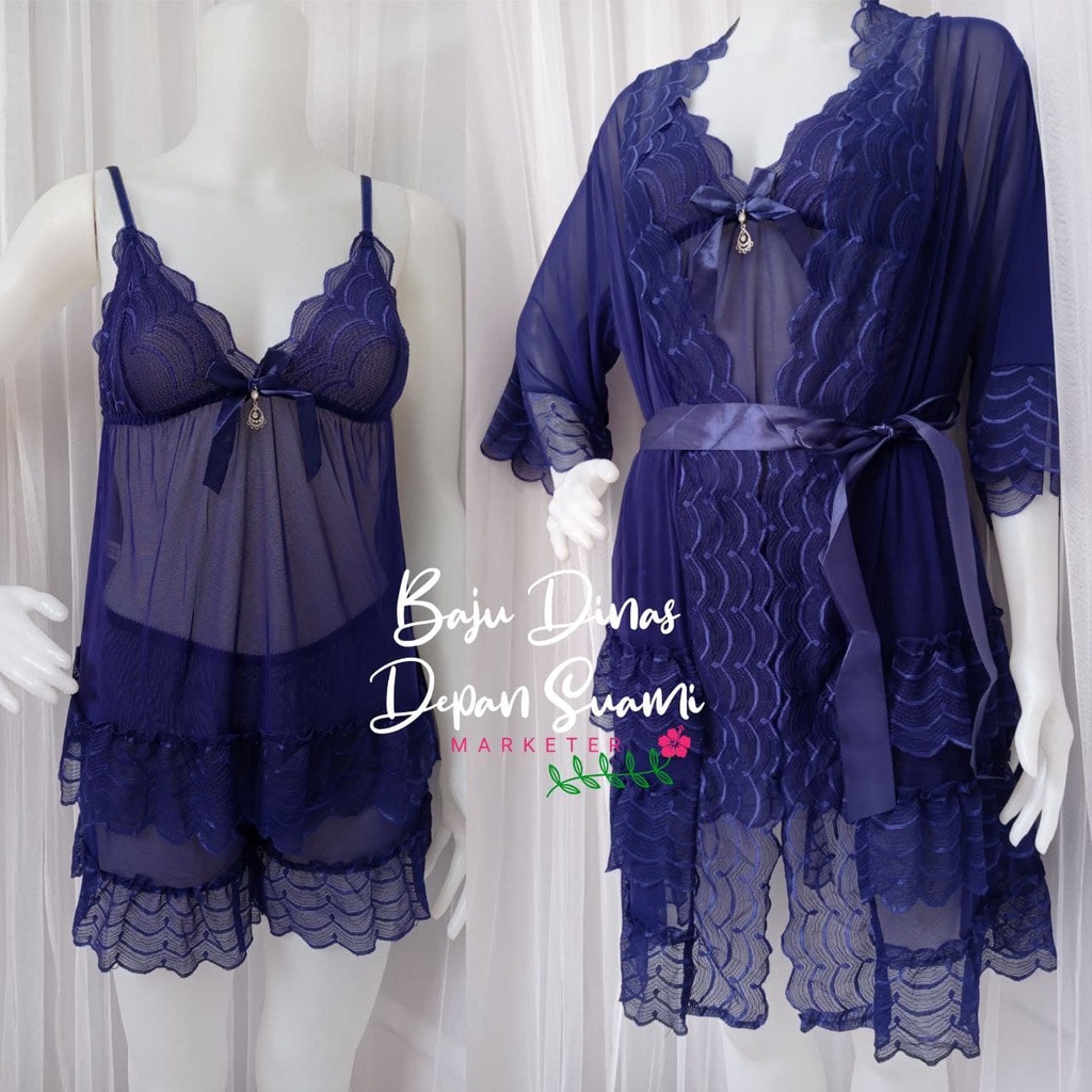 (COD) KIMONO LINGERIE SEXY AYCA 06 - LINGERIE BEST SELLER KUALITAS PREMIUM - KADO PERNIKAHAN