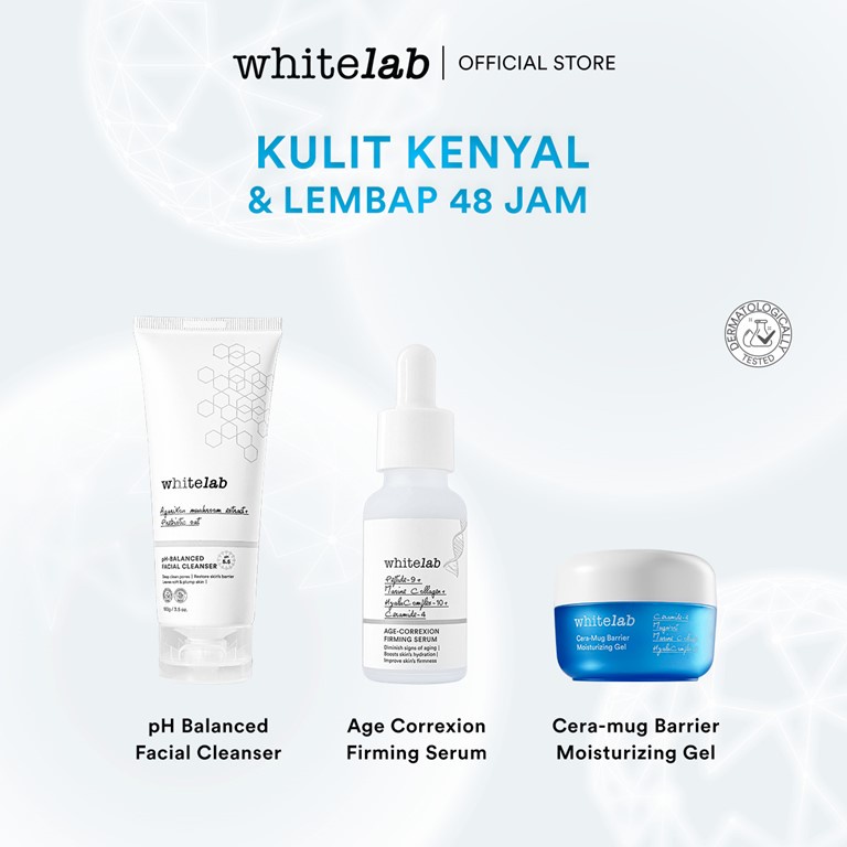 Whitelab Paket Hydrating & Anti-Aging Dengan Moisturizing Serum