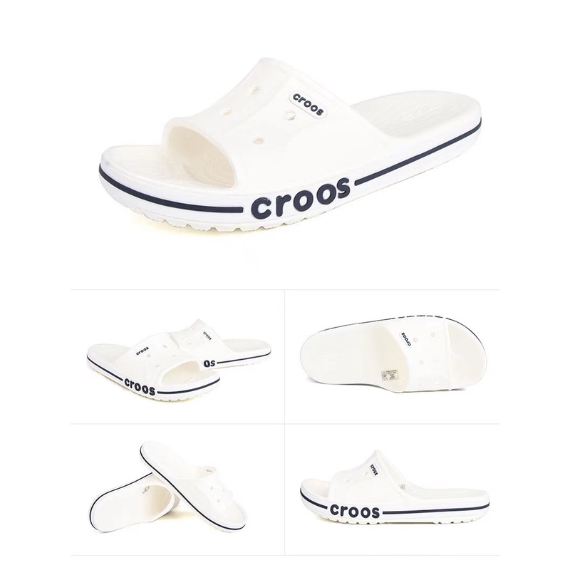 Crocs Sandal Pria dan Wanita Anti Air Crocs Bayaband Slide Baya Band Slide Original Sendal Slop Pria Wanita