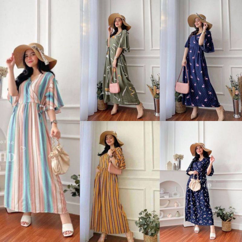 BEST SELLER KAREEN DRESS / KIMONO DASTER DASTER BUSUI TALI SAMPING KANAN KIRI DASTER VIRAL