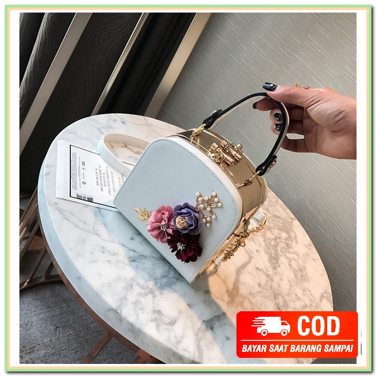 Clutch Pesta - Tas Pesta  Model Kotak Renda 2021-4 DT325 Mini Handbag Tr1192 Tas Pesta Mewah