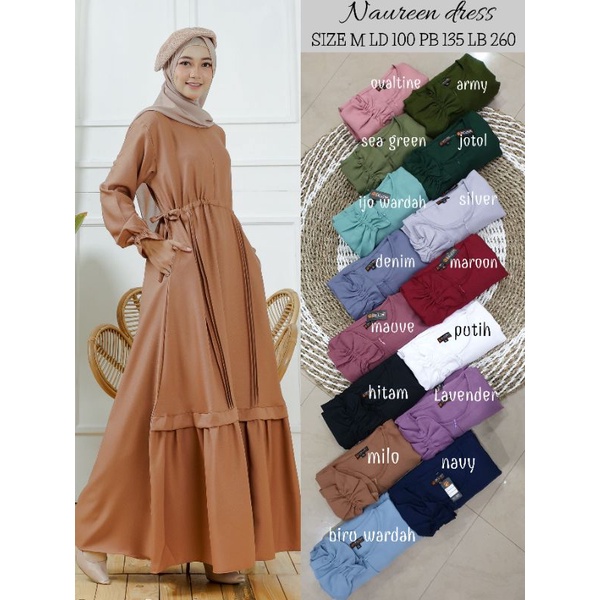 GAMIS TERBARU / NAUREEN DRESS / GAMIS LADYZARA PREMIUM / GAMIS ORI / GAMIS REAL PICT / GAMIS MURAH / GAMIS BEST SELLER / LONG DRESS / DRESS CANTIK-5