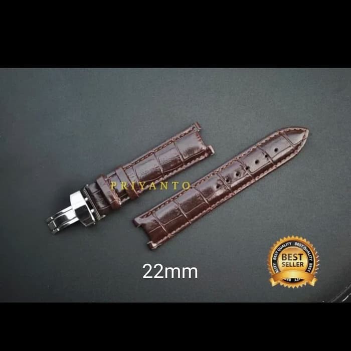 Tali Jal Tangan Kulit 22mm Leathers Strap Tali Jam Tangan GC Guess 22m