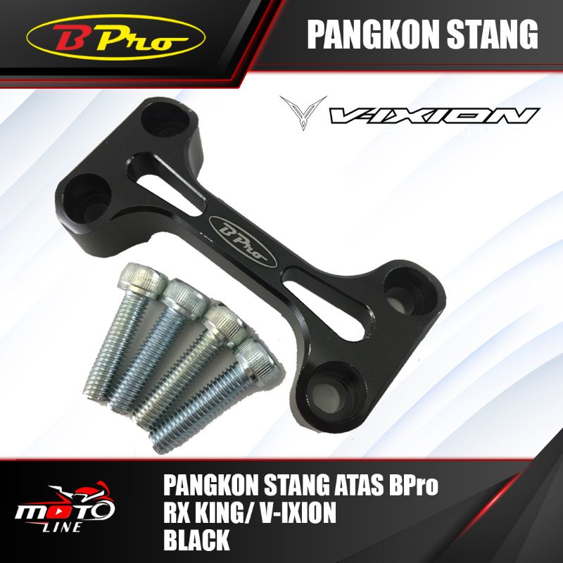 Pangkon Raiser Stang Bpro Rx king/Vixion Black/Silver