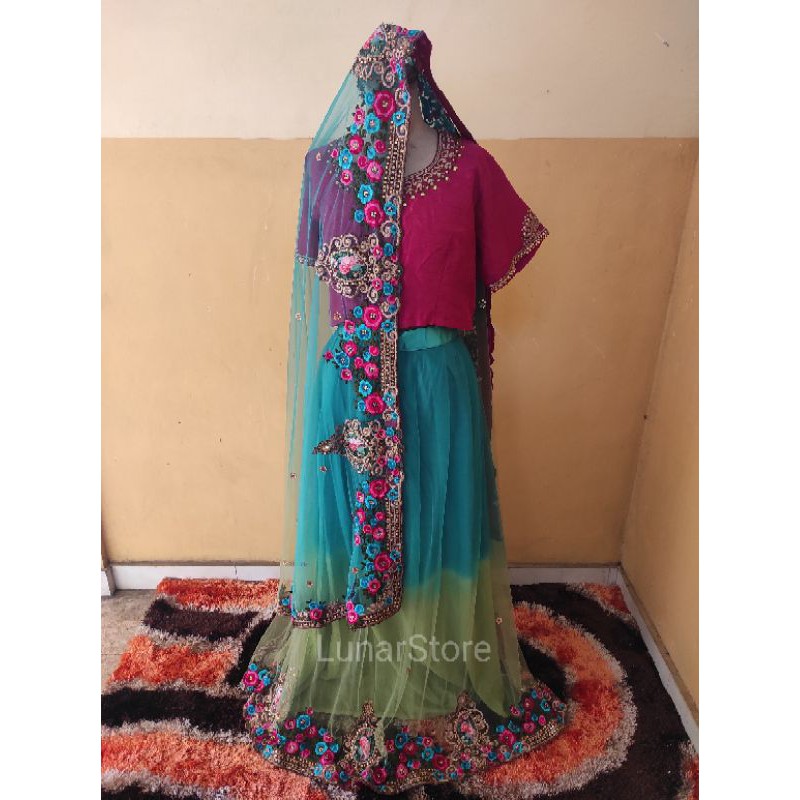 Preloved Stelan Rok India (free aksesoris)