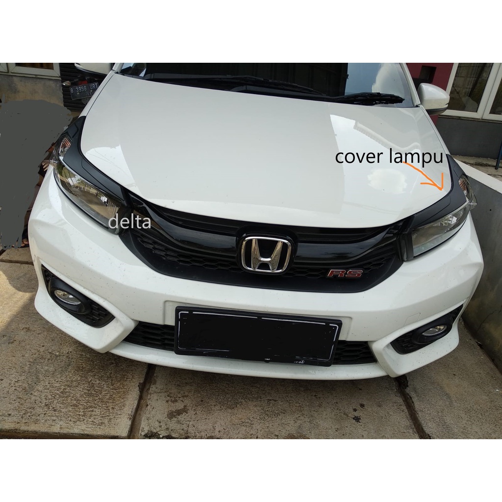 Garnish /Cover Lampu HITAM Honda All New Brio SATYA RS  URBANITE Depan dan Belakang