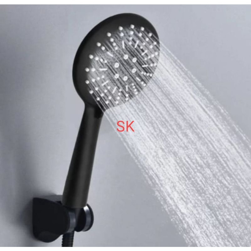 Hand Shower Mandi Set Hitam Black Besar - Hand Shower Set Toilet Kamar Mandi