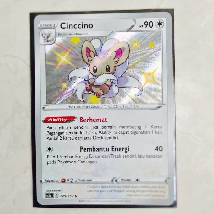 Cinccino baby shiny set 7 sc3a pokemon tcg